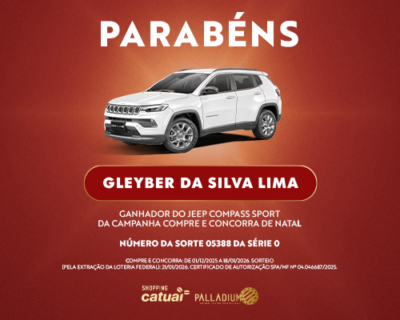 Catuaí Palladium inicia 2026 com entrega de Jeep Compass 0 km a cliente do Paraná