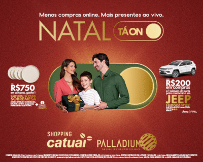 Fim de ano no Catuaí Palladium tem Jeep 0km, presentes especiais e muita magia natalina