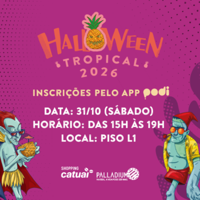 Halloween Catuaí Palladium tem diversão, doces e brincadeiras para a criançada